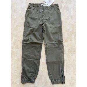Joie Aerial Stretch Twill Utility Jogger‎ Pants Fatigue Women's Size 0 NWT $228